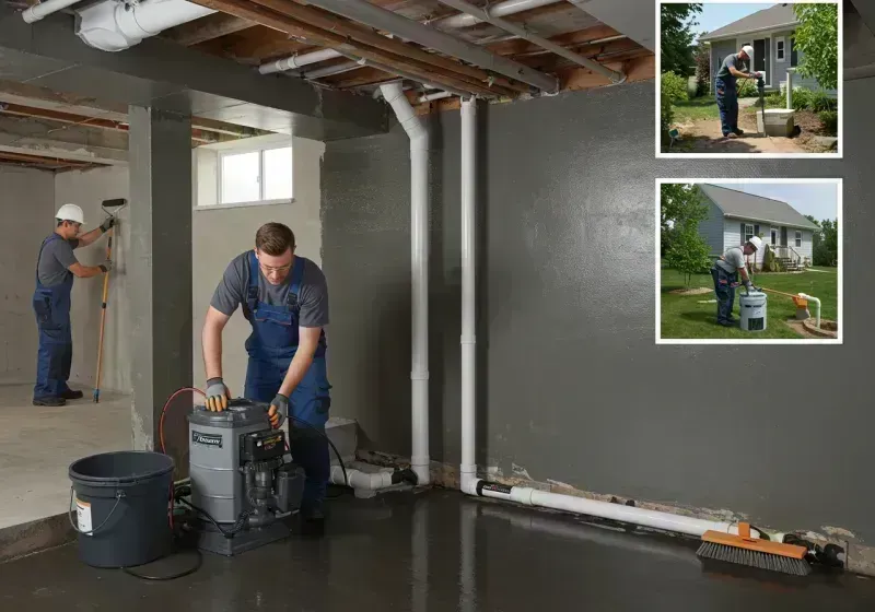 Basement Waterproofing and Flood Prevention process in Olivette, MO